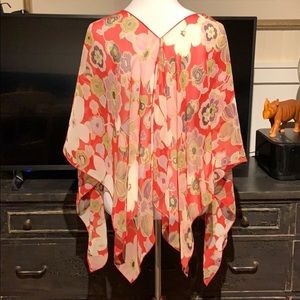 Butterfly sheer shawl / scarf.